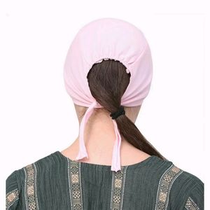 Sedra Solid Underscarf Black Hijab Cap for Women
