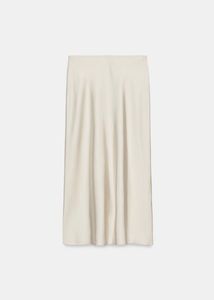Zara Satin Midi Skirt