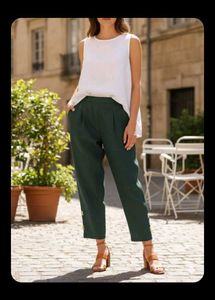 Elegant Olive Green pants