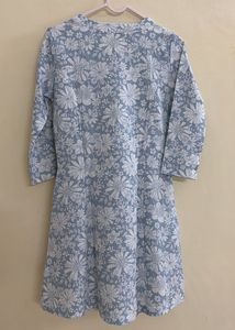 Charming Floral Print Mini Dress for Women