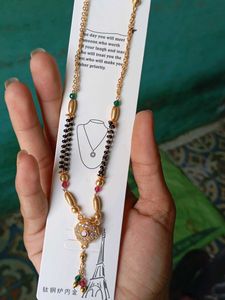 Elegant Gold Mangalsutra Set