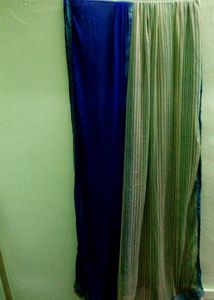 Blue & Green Striped Dupatta