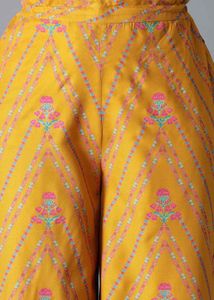 Yellow Embroidered Kurta Set