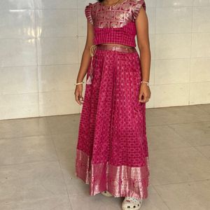 Pink Lehenga Choli Set