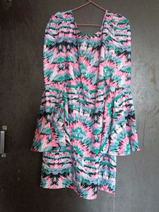 Colorful Print Dress