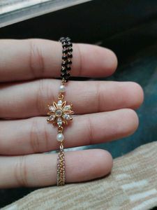 Gold Mangalsutra Bracelet Zeraki