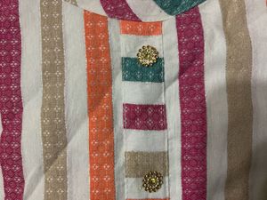 Striped Cotton Kurti