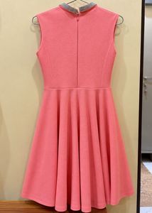 Pink Fit and Flare Dress
