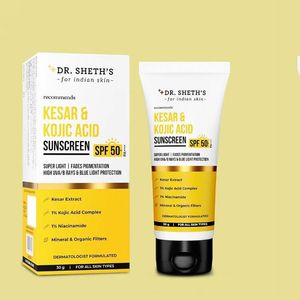 Dr. Sheth's Kesar and Kojic acid  Sunscreen SPF 50