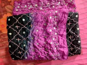 Black &amp; Pink dupatta