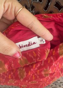 Brand New Without Tag Fabindia Silk Blouse