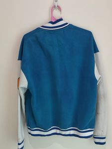 Blue Varsity Jacket with 'N'