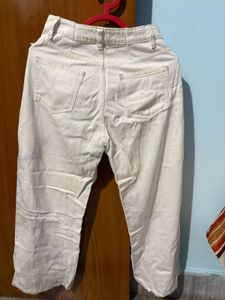 White Wide Leg Jeans