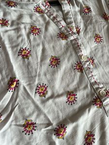 Boho Floral Print V-Neck Tunic Top