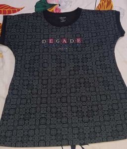Graphic Print Crew Neck T-Shirt