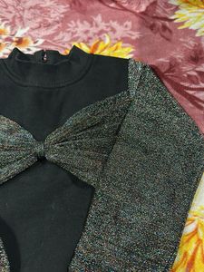 Stylish Black &amp; Shimmer top