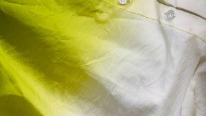 Gradient Ombre Button-Up Shirt