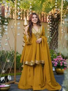 Trending Heavy Miror Work Kurta Set..