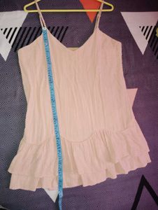 Cute Pink Ruffled Dress