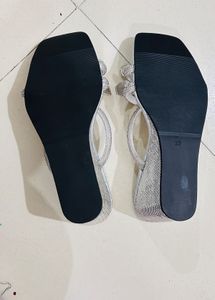 Silver Butterfly Wedges