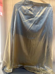 Chic satin maxi skirt