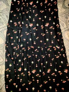 Black Floral Maxi Dress