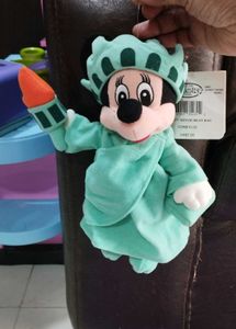 Disney Statue of Liberty Minnie Bean Bag Plush