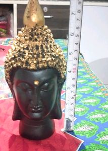 Beautiful Golden And Black Finish Buddha Statue