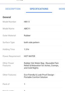 Comfortable Rubber Hot Water Bottle