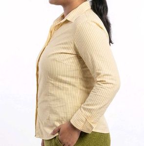 Classic Striped Button-Up Shirt