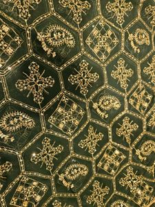Embroidered Green Dupatta