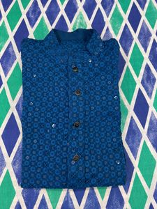 Blue sequin Kurta