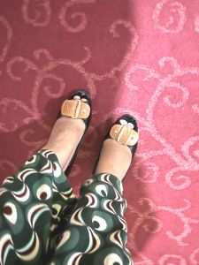 Stylish Black Peep-Toe Heels