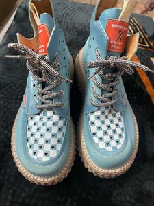 Blue shoes