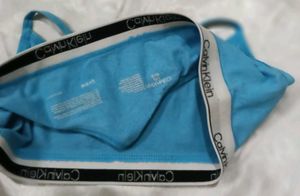 Calvin Klein Blue Sports Bra