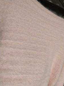 Pink Fuzzy Crop Sweater