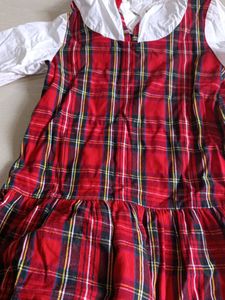 Girls Plaid Dress