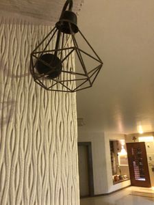 Rot Iron Wall Lamp