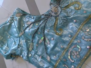Women Blue Lehnga