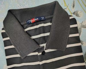 Men's Striped Polo T-Shirt