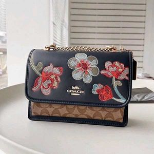 COACHKLARE FLORAL CROSSBODY BAG WD BOX