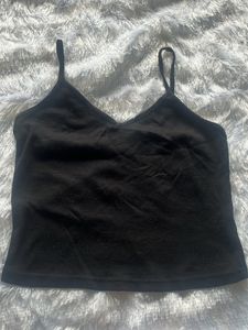 black camisole