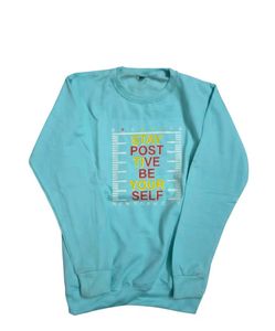 Aqua Graphic Sweatshirt