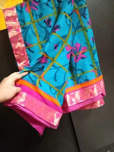 Floral Print Saree
