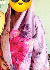 Beautiful Floral Print pakistani suit