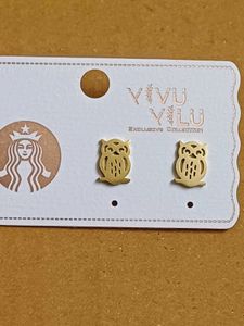 Cute Owl Stud Earrings