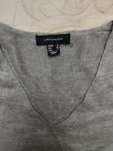 cozy grey sweater