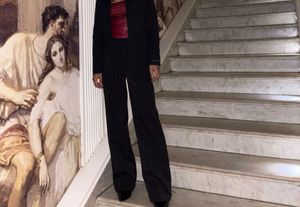 Striped Wide Leg Pants