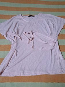 Light Pink Relaxed Fit Top
