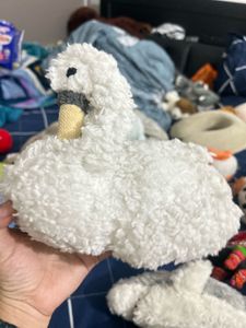 Lucky and elegant Soft White Swan Plush Toy